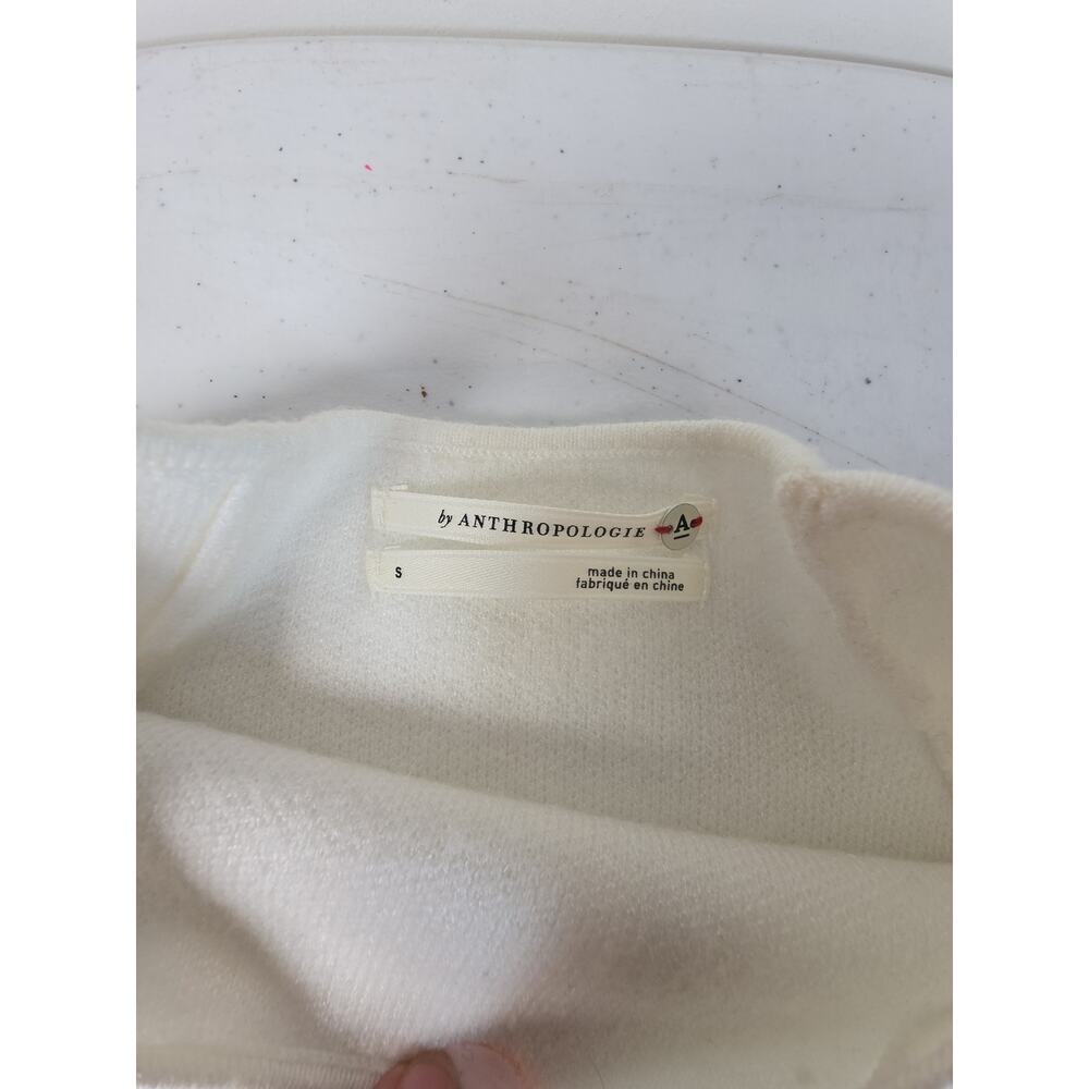 Anthropologie Beatriz Floral Applique Mock Neck Sweater. Size S. Ret. $138 - Picture 8 of 10